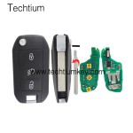 433Mhz ID46 chip 407/HU83 blade 3 button remote key for Citroen